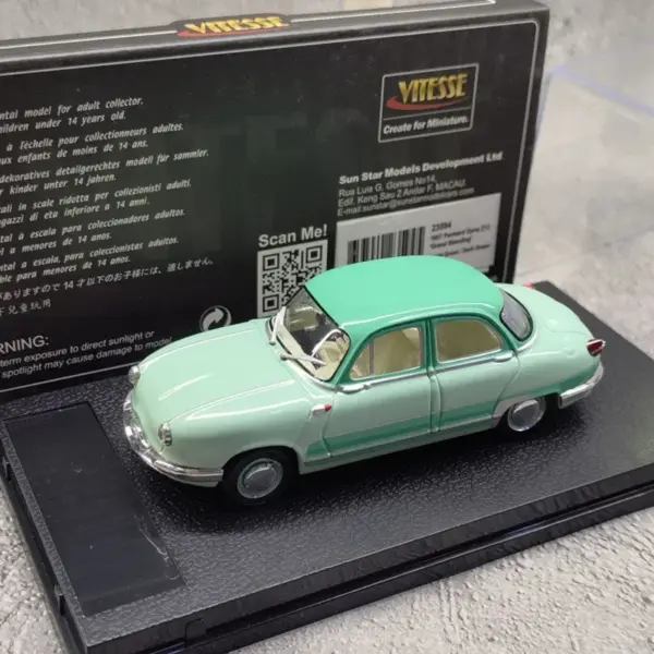 Diecast 1/43 Scale 1957 Panhard Dyna Model - Image 2