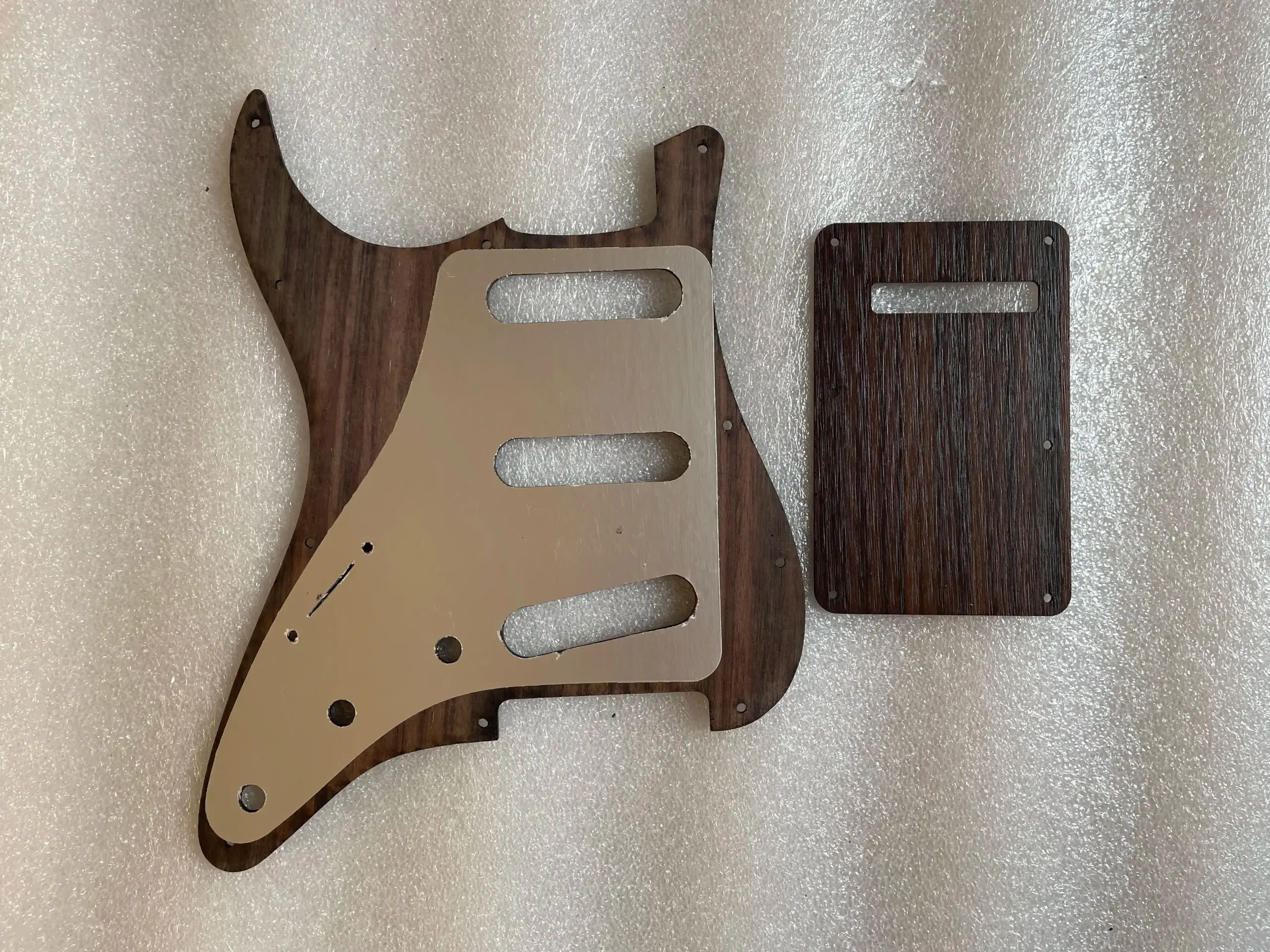 Hand-Carved Rosewood Guitar Pickguard Set 6 Hand-Carved Rosewood Guitar Pickguard Set - Image 6