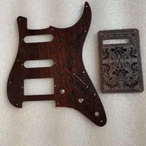 Hand-Carved Rosewood Guitar Pickguard Set 9 Scc8aad5f807240d89ff0ed8e0d6808f05