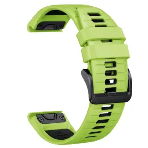 Two Tone Silicone Strap for Garmin Watches 24 Scc9eb2a7ba61478ebb7629bfd628c2a3W