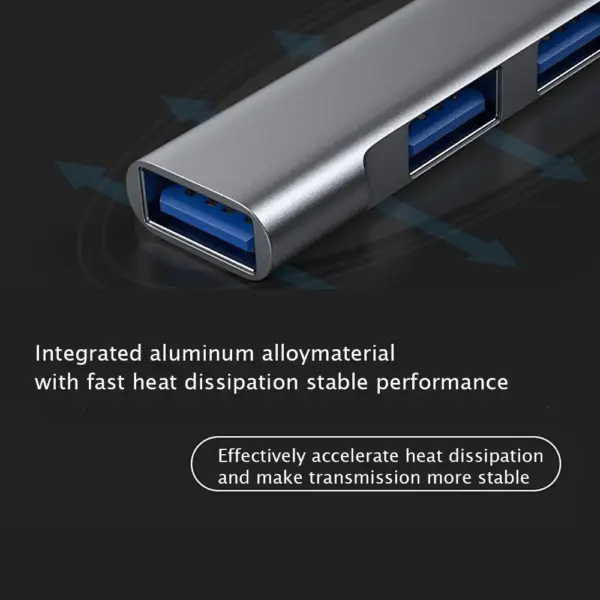 4-Port USB Type C Hub Adapter for Laptops - Image 4