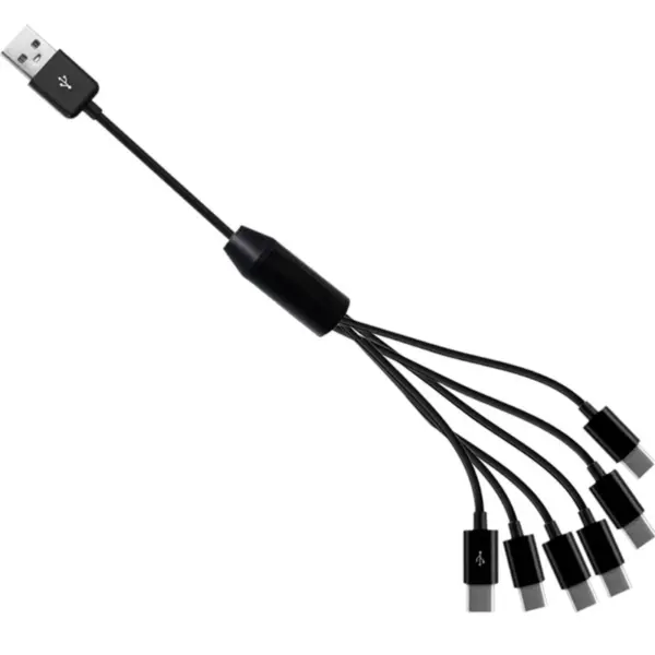 6-in-1 USB Type-C Splitter Charging Cable - Image 3