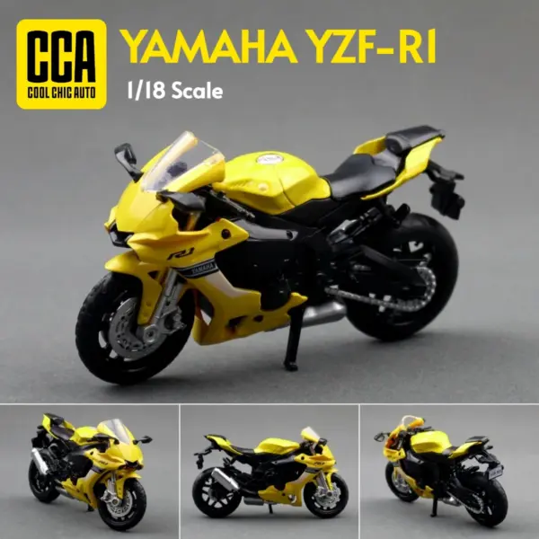 Kawasaki Ninja H2R 1:18 Diecast Motorcycle Model - Image 8