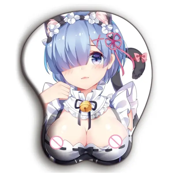 3D Silicone Anime Mouse Pad with Wrist Support - Image 8