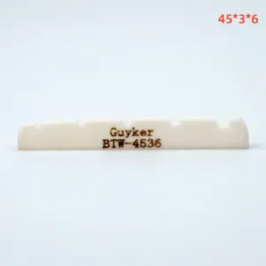 Guyker Bass Guitar Bone Nut Model NUT 55 Scd1cb8e9b33747b4be503ea5dfe62f0al 1