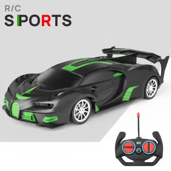 1/18 RC Car LED Light Remote Control Sports Car - Image 10