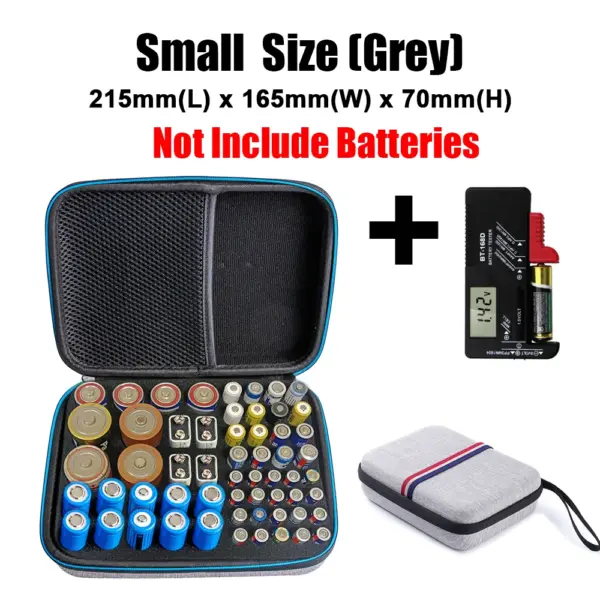 Battery Storage Case Set with Tester | Durable EVA+PU - Image 9