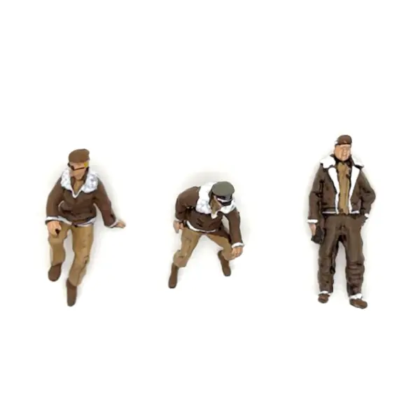 1/72 WW2 American Pilot Model Set (3 Figures) - Image 2