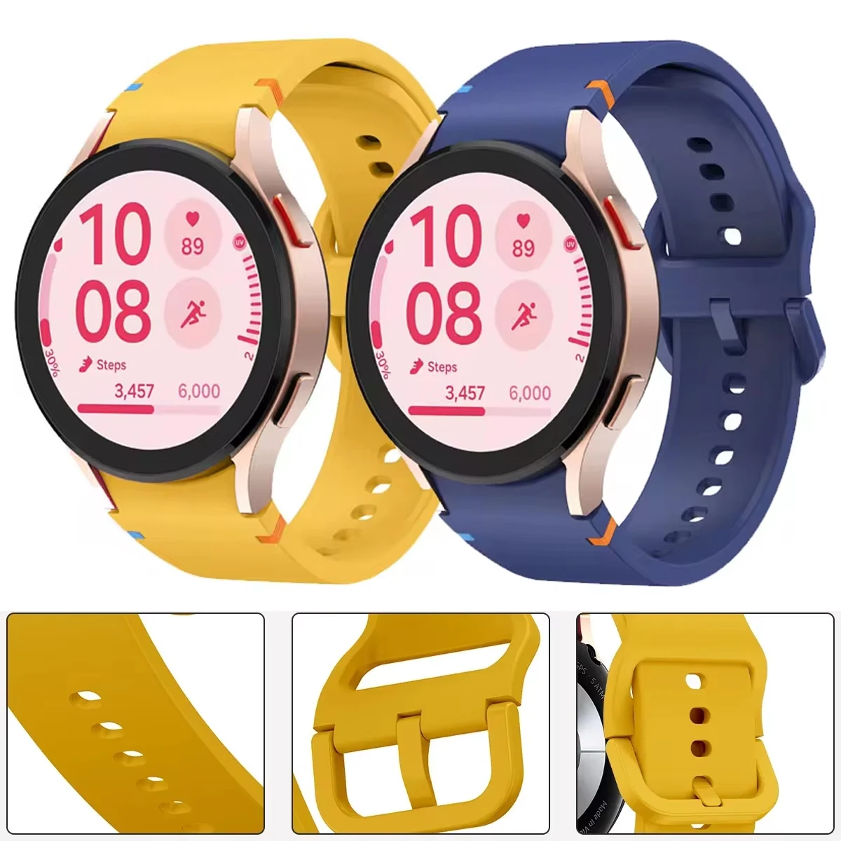 20mm Silicone Strap for Samsung Galaxy Watch Models 2 20mm Silicone Strap for Samsung Galaxy Watch Models - Image 2