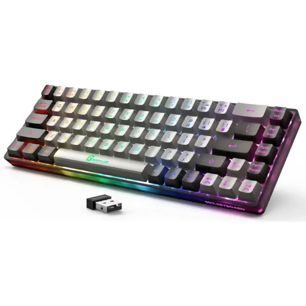 Wireless Rechargeable Gaming Keyboard 68 Keys - Image 8