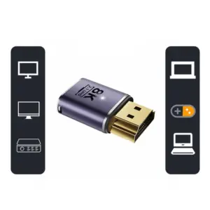 HDMI-Compatible Female to Male Adapter UHD2.1 15 Scdc3a797e40f4fdd9fd714bfa6f4c47bv