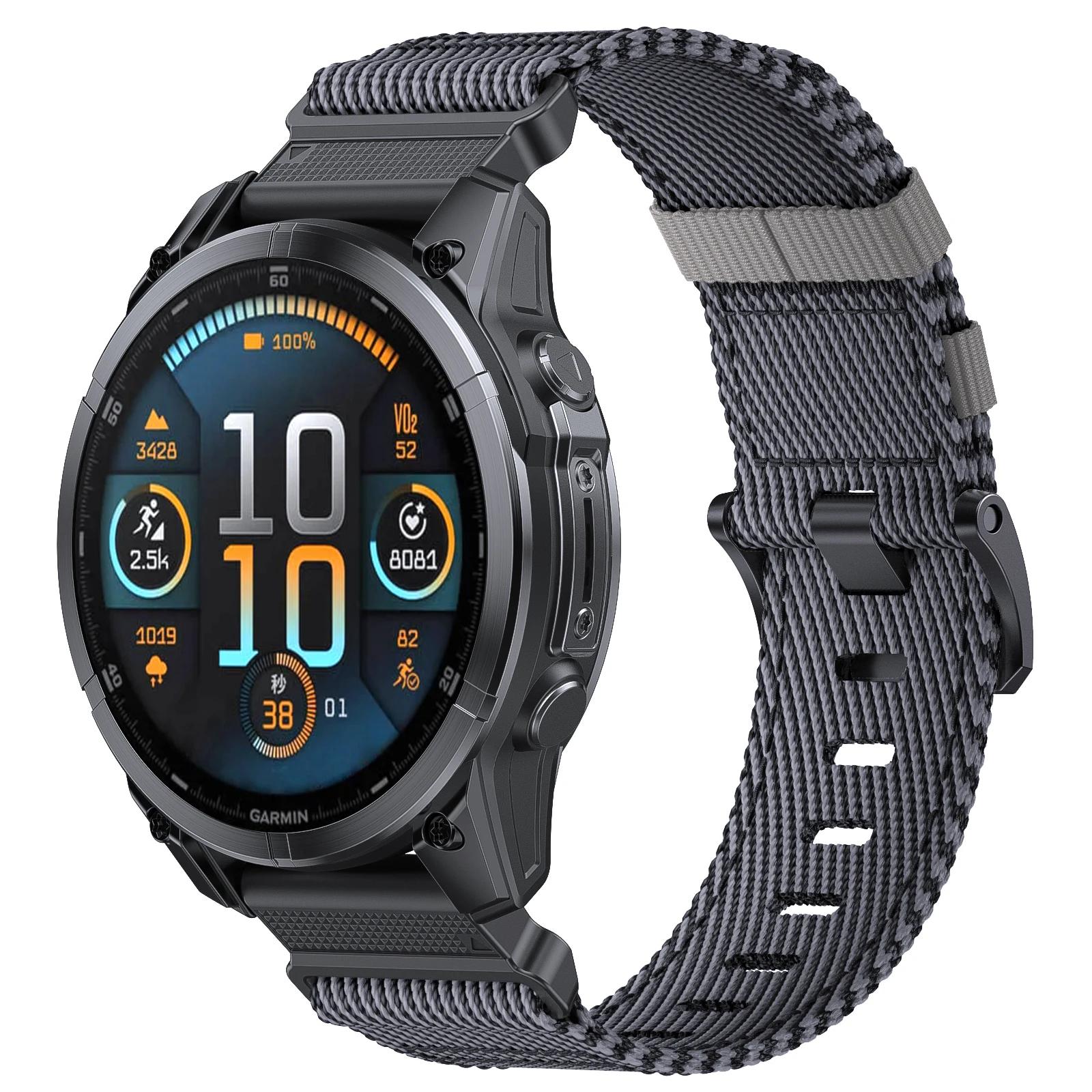 Nylon Watch Strap for Garmin Fenix Series 2 Nylon Watch Strap for Garmin Fenix Series - Image 2