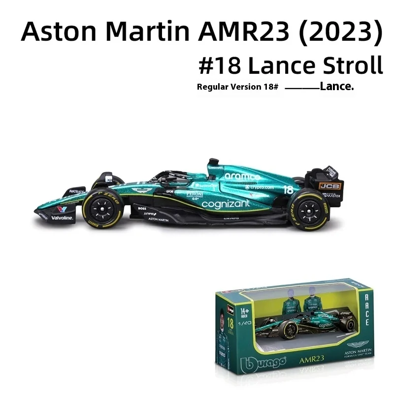 Bburago 1:43 Aston Martin AMR23 F1 Model 6 Bburago 1:43 Aston Martin AMR23 F1 Model - Image 6