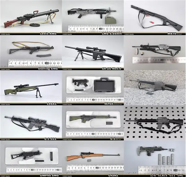 1/6 Scale XM177 Model with Accessories Set - Image 2