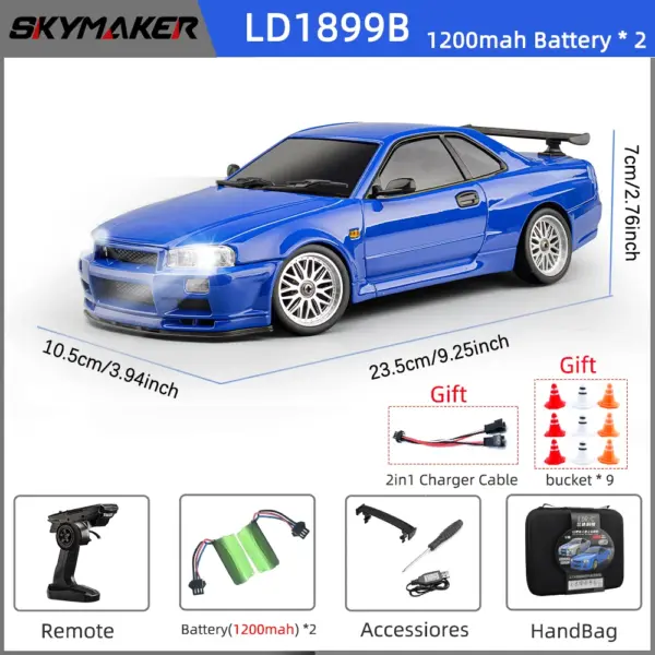 Skymaker LD1899 1/18 RC Drift Car - Image 10