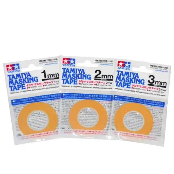 TAMIYA Masking Tape Set 3 Rolls for Models - Image 7