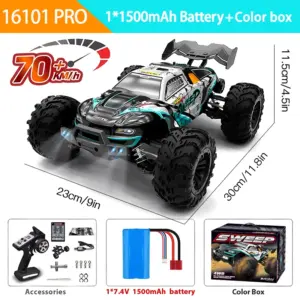 16103PRO 2.4GHz Brushless RC Car 70KM/H 16 Sceb8cbc9de9d496f91b12992fb0df6b3t 4