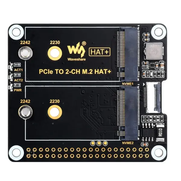 Raspberry Pi 5 PCIe Dual SSD Adapter Board - Image 4
