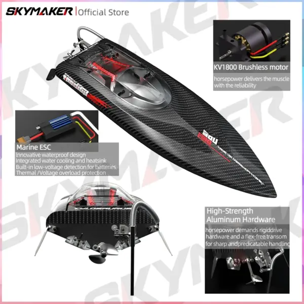 UDiRC UDI022 High-Speed Remote Control Boat - Image 2