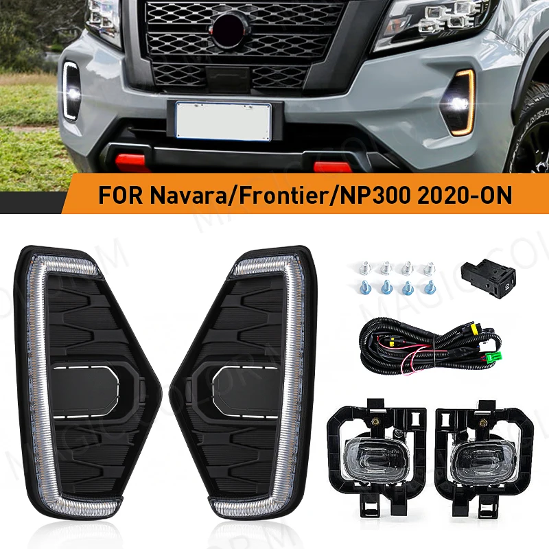 LED Fog Lamps for Nissan Navara NP300 2020-2022 2 LED Fog Lamps for Nissan Navara NP300 2020-2022 - Image 2