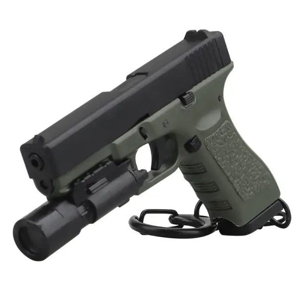 G17 Mini Pistol Shape Keychain with Flashlight - Image 10