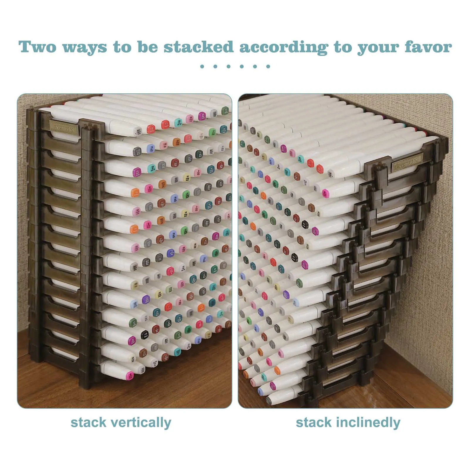 Evemodel 180 Slots Penholder Display Rack SN01 5 Evemodel 180 Slots Penholder Display Rack SN01 - Image 5