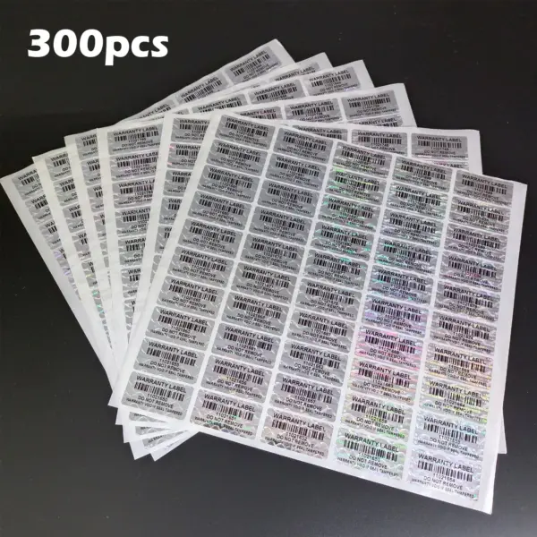 Tamper Proof Holographic Security Stickers 300pcs - Image 11