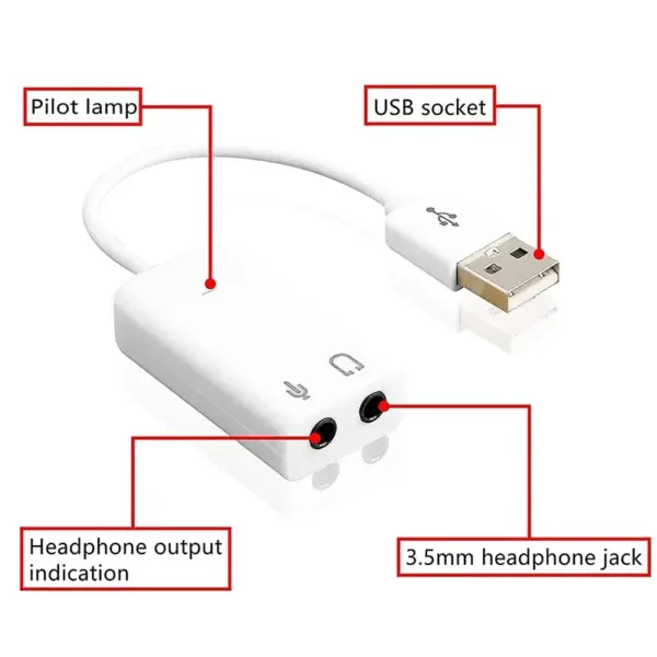 7.1 Channel USB Sound Card for MacBook - Image 4