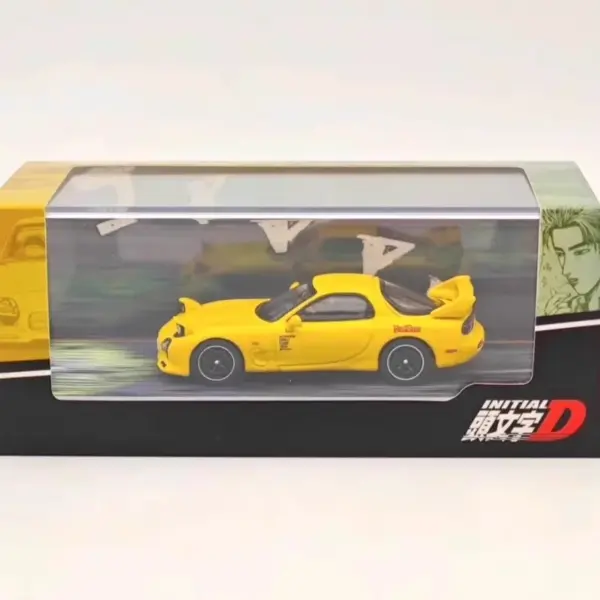 1/64 Alloy RX7 FD3S D RED SUNS Diecast Model Car - Image 3