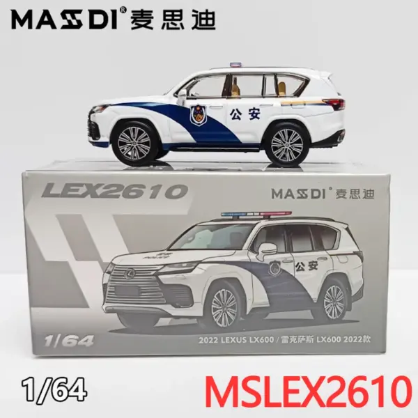 1/64 Alloy LEX1100 LS500H Vehicle Model Collector - Image 6