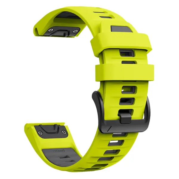 Two-Tone Silicone Strap for Garmin Fenix 8/7/Descent - Image 5