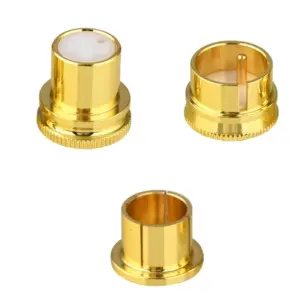 3-Piece Gold & Rhodium RCA/XLR Plug Protectors Set 14 Sd0a1db6c3f7d46b2a09d2046013c45bbC