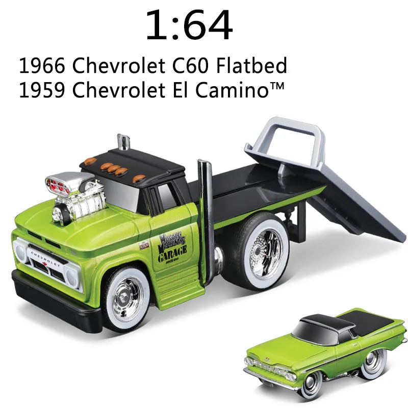 Maisto 1:64 1966 Chevrolet Muscle Car Diecast 2 Maisto 1:64 1966 Chevrolet Muscle Car Diecast - Image 2