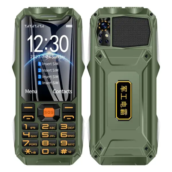 Q9 GSM 2G Network Rugged Mobile Phone with 4 SIM Slots - Image 7