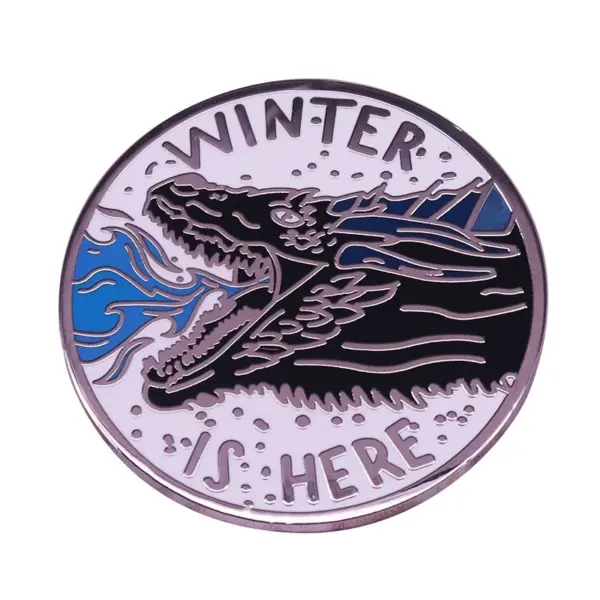 Luxury Copper Thrones Enamel Lapel Pin for Fans - Image 9