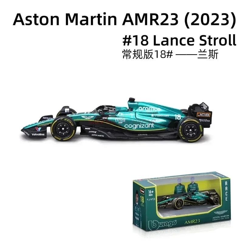 Bburago 1:43 Aston Martin AMR23 F1 Model 7 Bburago 1:43 Aston Martin AMR23 F1 Model - Image 7
