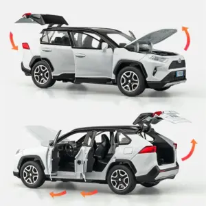 1:24 RAV4 SUV Alloy Diecast Car Model 11 Sd178726abefc4967abf7c35daca0212aX