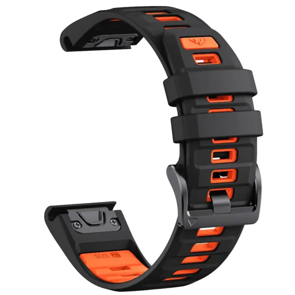 Garmin Fenix 8 7X 7 6 Two-Tone Silicone Strap - Image 8