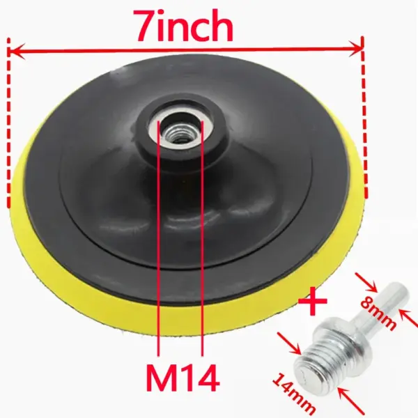 3/4/5/6/7 Inch Hook and Loop Backing Pad Disc Holder - Image 21