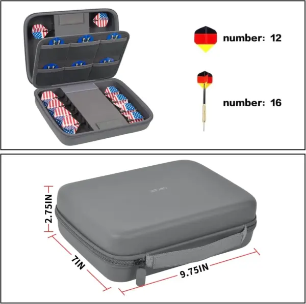 Dart Storage Case for 16 Steel and Soft Tips - Image 4