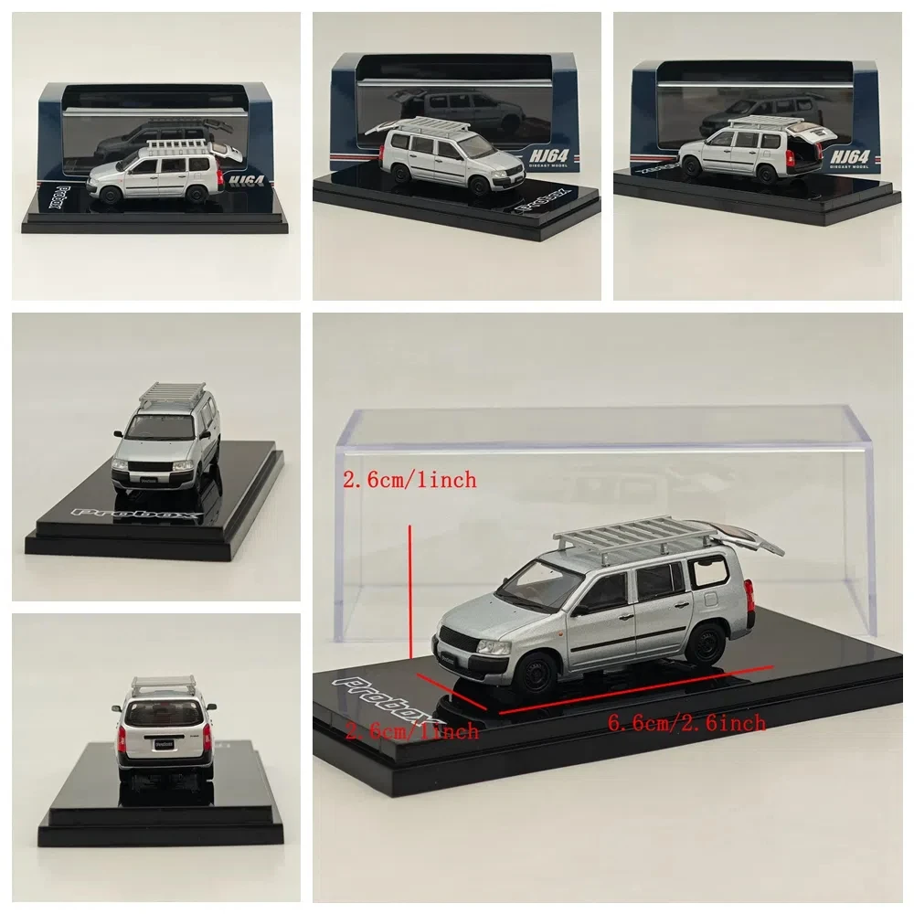 1/64 PROBOX Diecast Car Model with Roof Carrier 3 1/64 PROBOX Diecast Car Model with Roof Carrier - Image 3