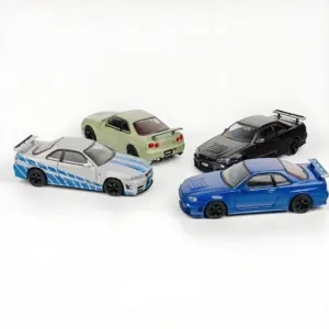 DCT 1/64 GTR R34 Z-Tune Diecast Car 10 Sd20abb0613c04b07951cc34c35dd2878H