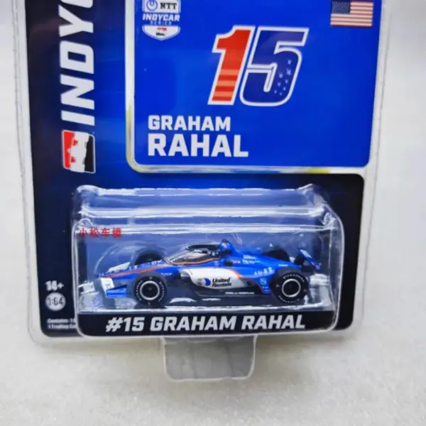2023 NTT #15 Graham Rahal Alloy Model Car - Image 2