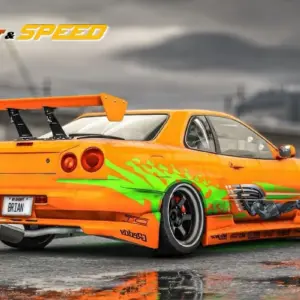 Skyline R34 Z-Tune 1:64 Die-Cast Model Car 57 Sd2acbad8507746a19d5f1c566cc285ad0