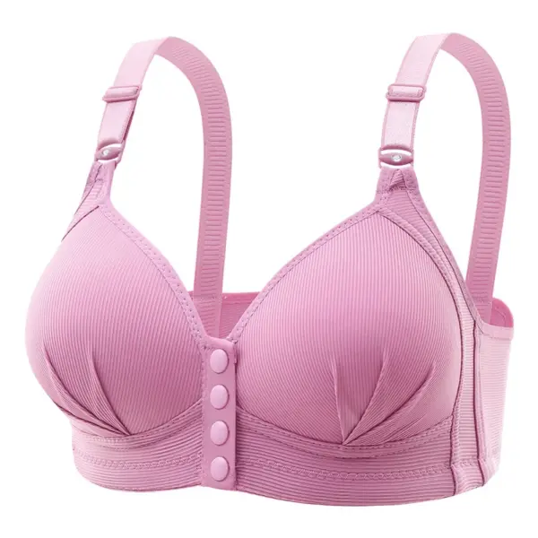 Large Front Buckle Push-Up Women's Bra - Image 6