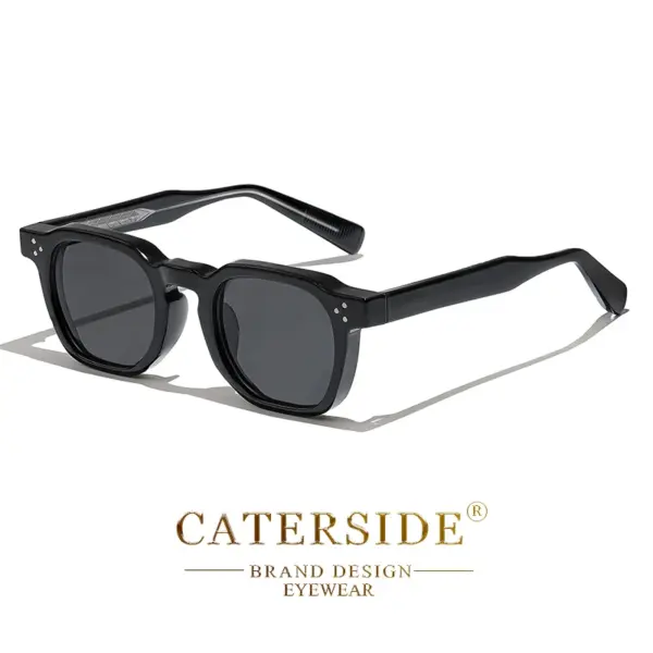 Retro Punk Square Men Sunglasses Model K39769 - Image 7