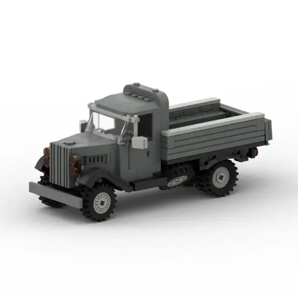 WW2 Military Truck Building Block Model - Image 3