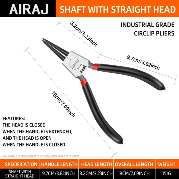 Multi-Functional Circlip Pliers for Spring Clamps - Image 8