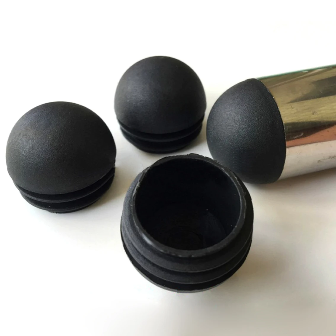 Black Hemispherical Plastic Cap Set 16-32mm 4 Black Hemispherical Plastic Cap Set 16-32mm - Image 4