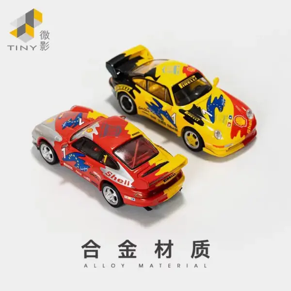 Sparky X Tiny 1:64 Porsche Racing Car Set - Image 26